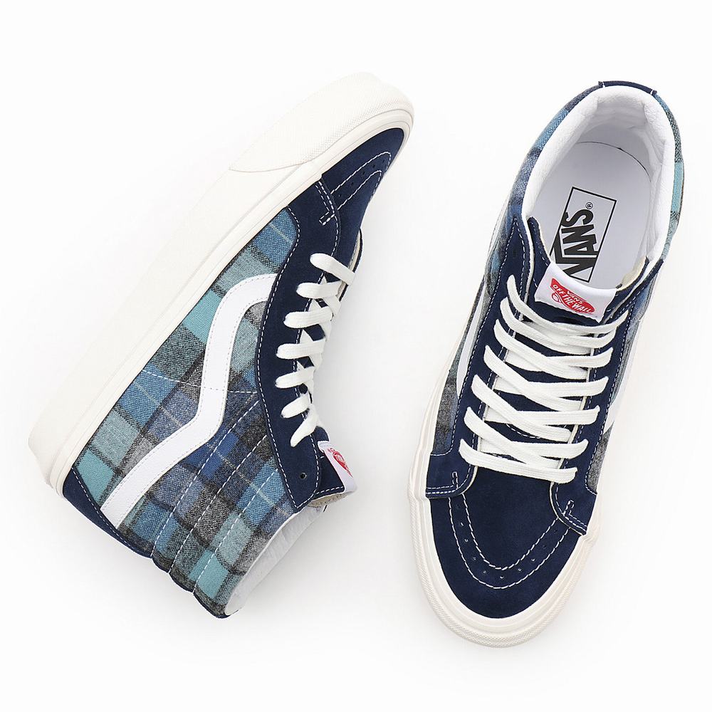 Tenis Botas Vans Anaheim Factory Sk8-Hi 38 DX Hombre Azules | DUM672503