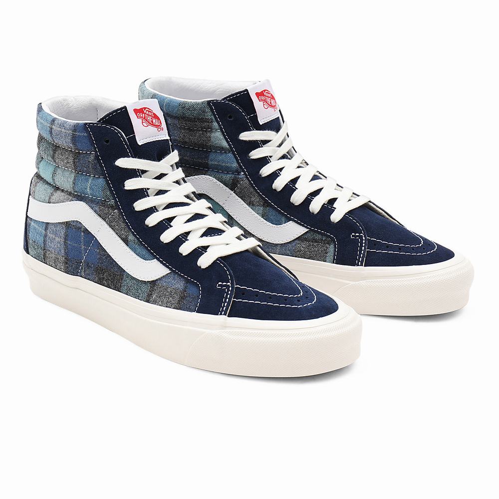 Tenis Botas Vans Anaheim Factory Sk8-Hi 38 DX Hombre Azules | DUM672503