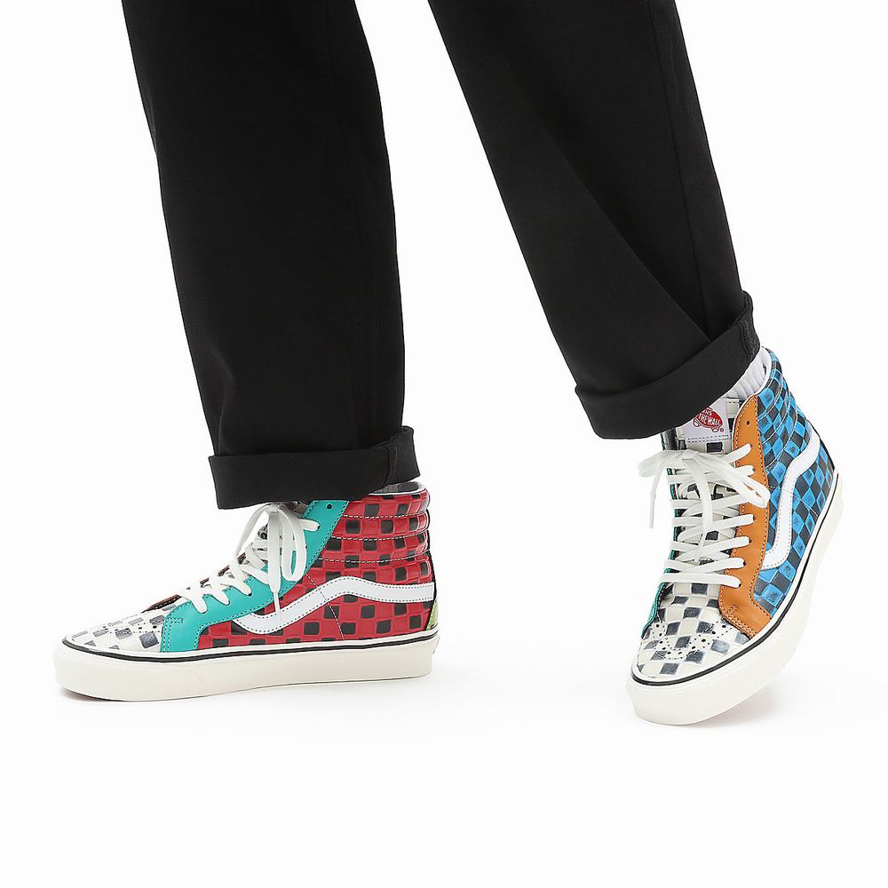 Tenis Botas Vans Anaheim Factory Sk8-Hi 38 DX Mujer Multicolor | GKJ095342