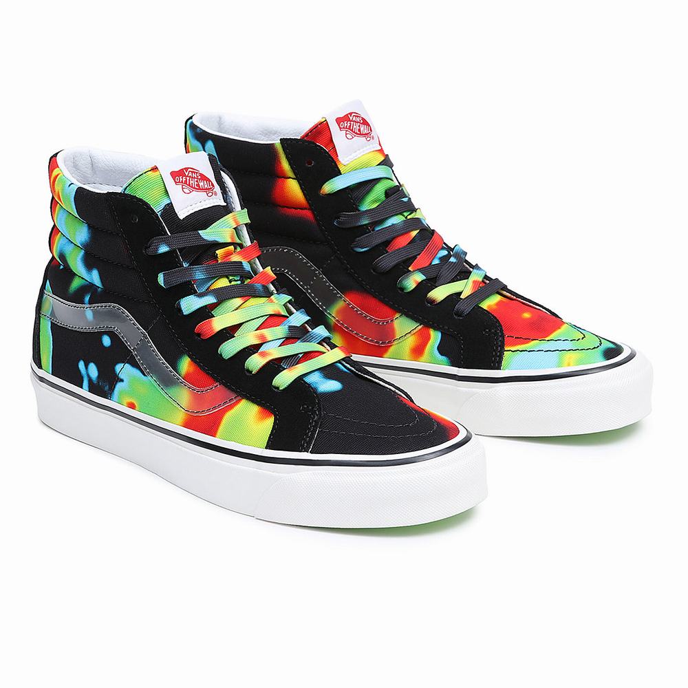 Tenis Botas Vans Anaheim Factory Sk8-Hi 38 DX Mujer Verde/Blancas | JDH894102