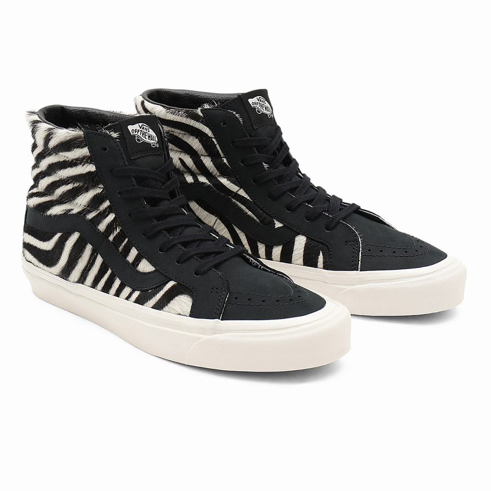 Tenis Botas Vans Anaheim Factory Sk8-Hi 38 DX Mujer Negras | JFQ146592