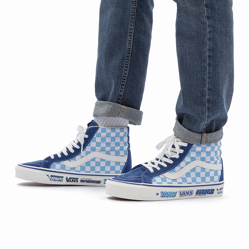 Tenis Botas Vans Anaheim Factory Sk8-Hi 38 DX Hombre Azules | OXT316429