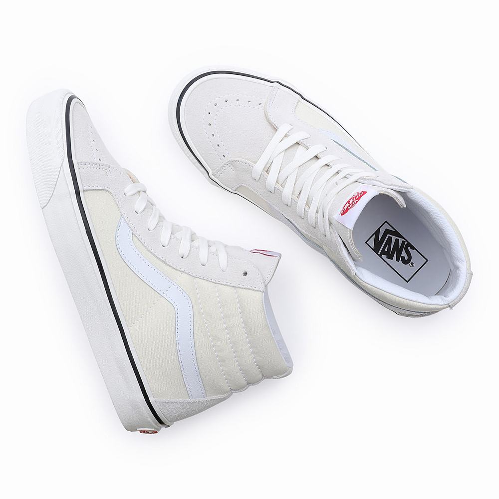 Tenis Botas Vans Anaheim Factory Sk8-Hi 38 DX Hombre Blancas | PVI948176