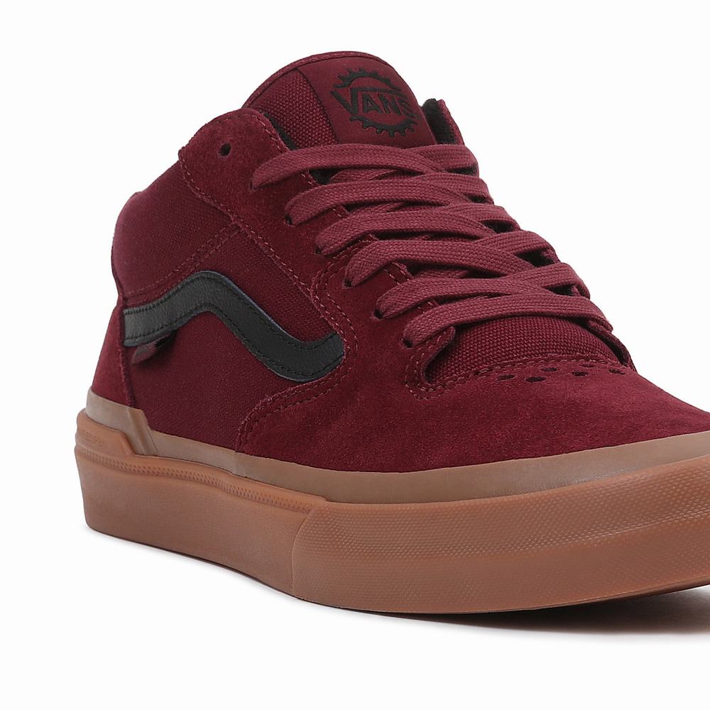 Tenis Botas Vans BMX Estilo 114 Hombre Rojas | TQV082314