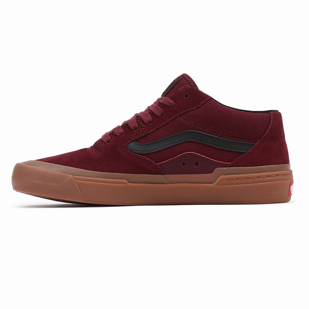 Tenis Botas Vans BMX Estilo 114 Mujer Rojas | QWJ956418