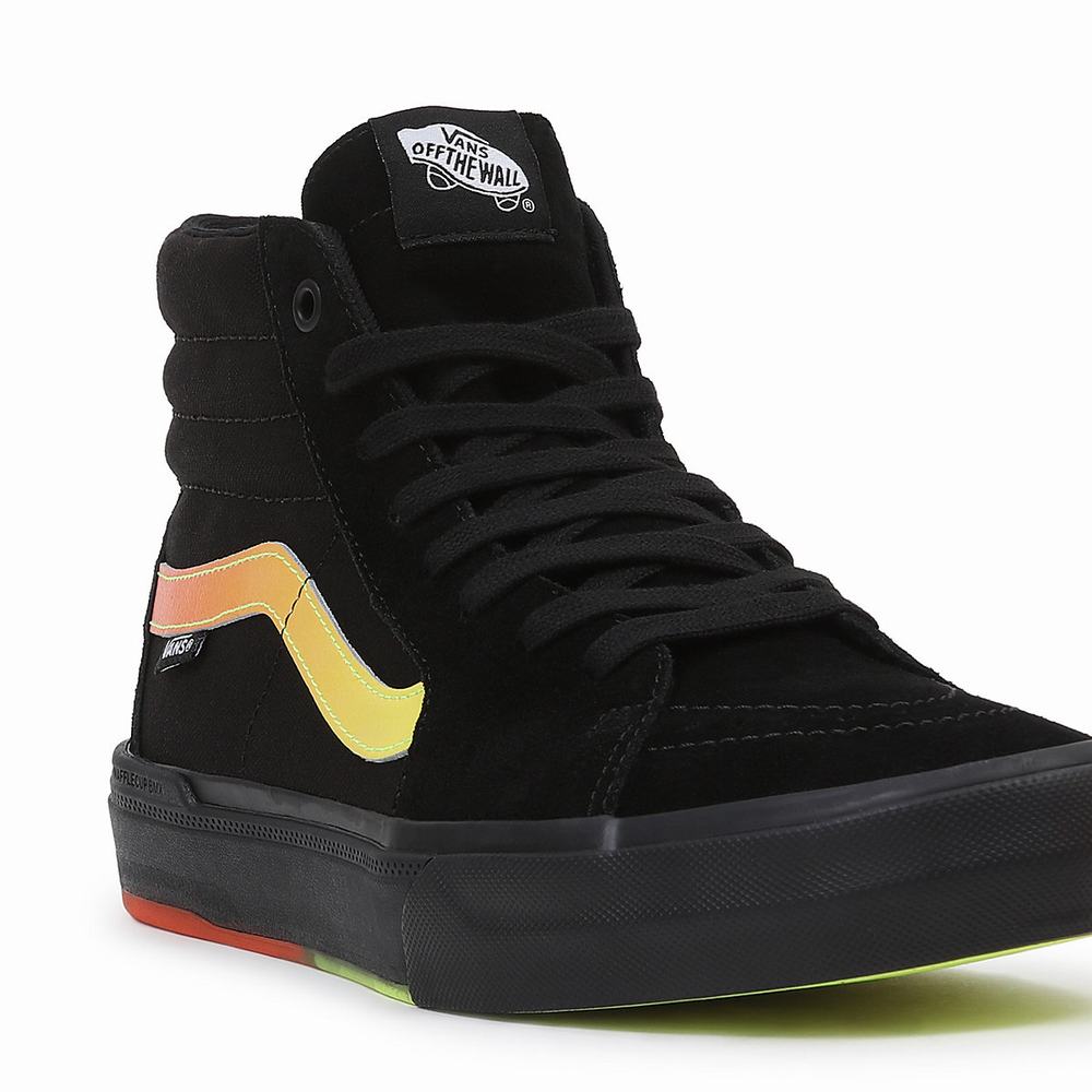 Tenis Botas Vans BMX Sk8-Hi Hombre Negras/Naranjas | OVS473920