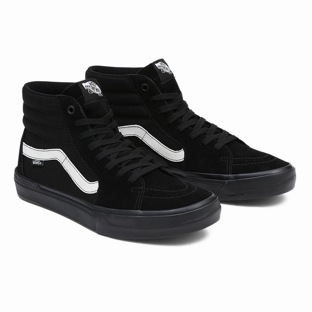 Tenis Botas Vans BMX Sk8-Hi Hombre Negras | PCJ607981