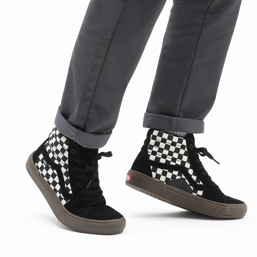 Tenis Botas Vans BMX Sk8-Hi Mujer Negras | RBX145376