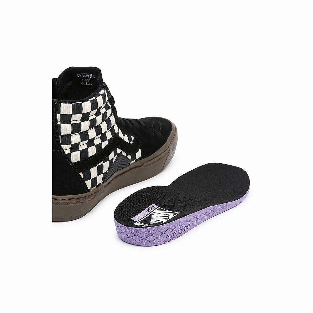 Tenis Botas Vans BMX Sk8-Hi Mujer Negras | RBX145376