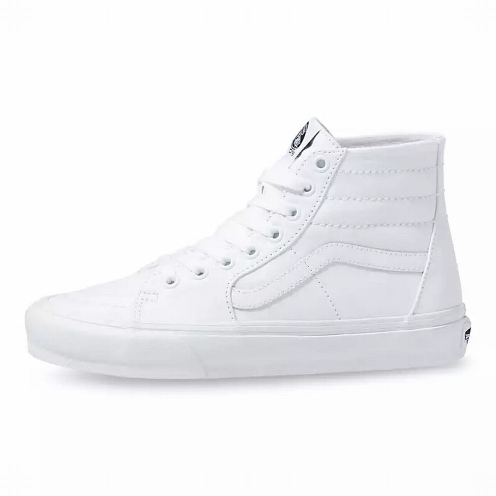 Tenis Botas Vans Canvas Sk8-Hi Tapered Hombre Blancas | FNT918036