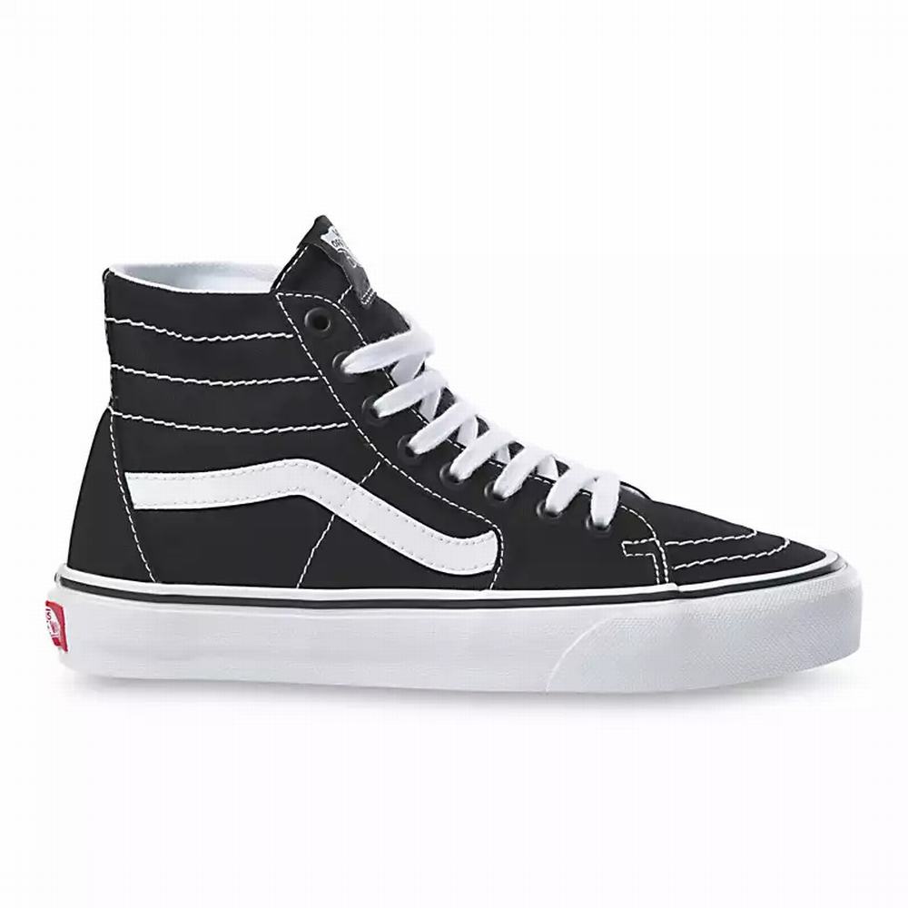 Tenis Botas Vans Canvas Sk8-Hi Tapered Hombre Negras/Blancas | HGU857610