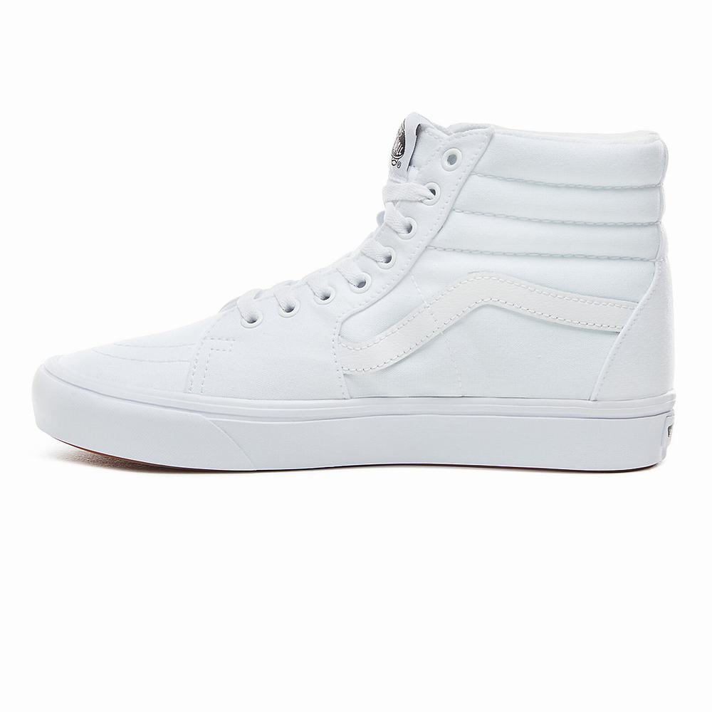 Tenis Botas Vans Classic Comfycush Sk8-Hi Mujer Blancas | CRW794512