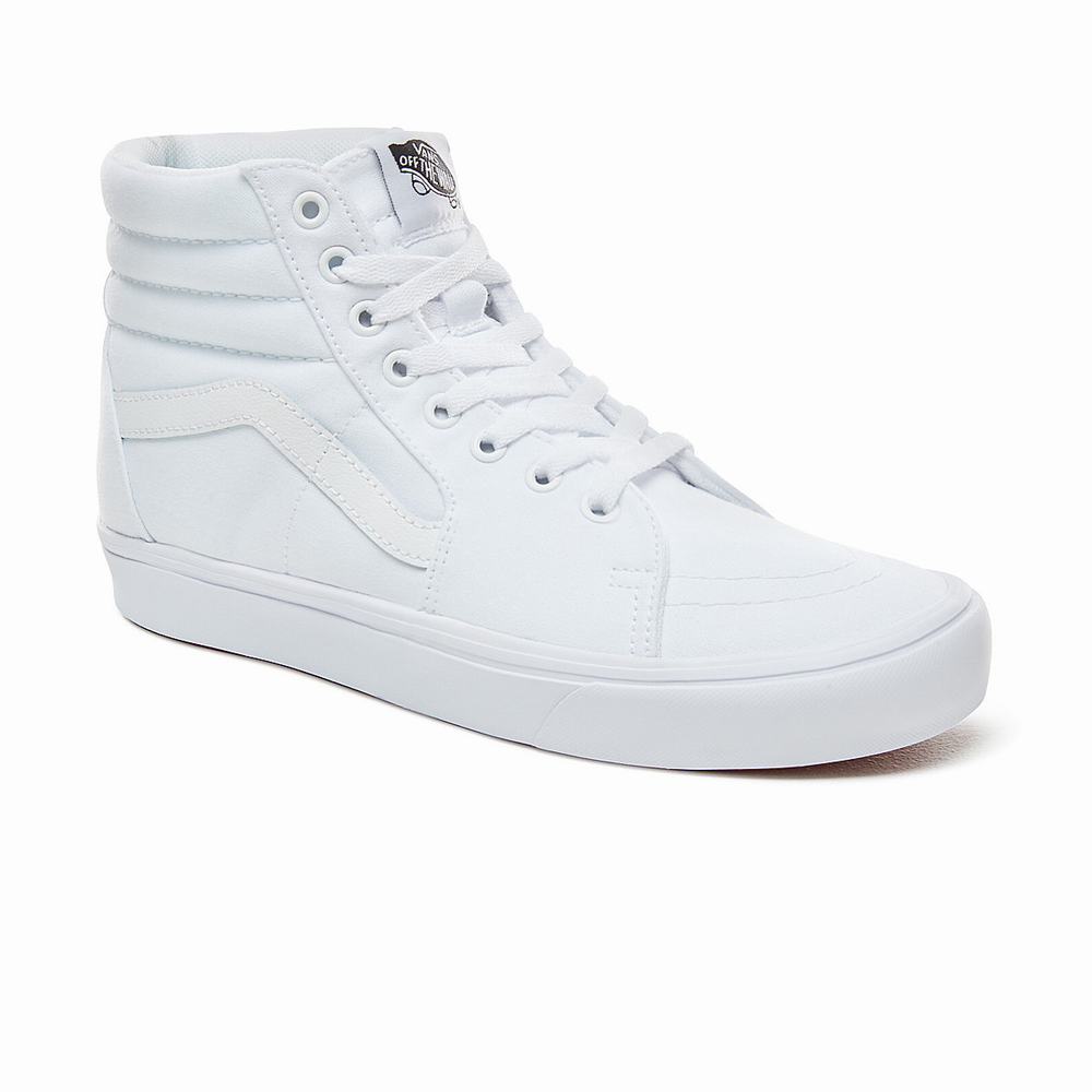 Tenis Botas Vans Classic Comfycush Sk8-Hi Mujer Blancas | CRW794512