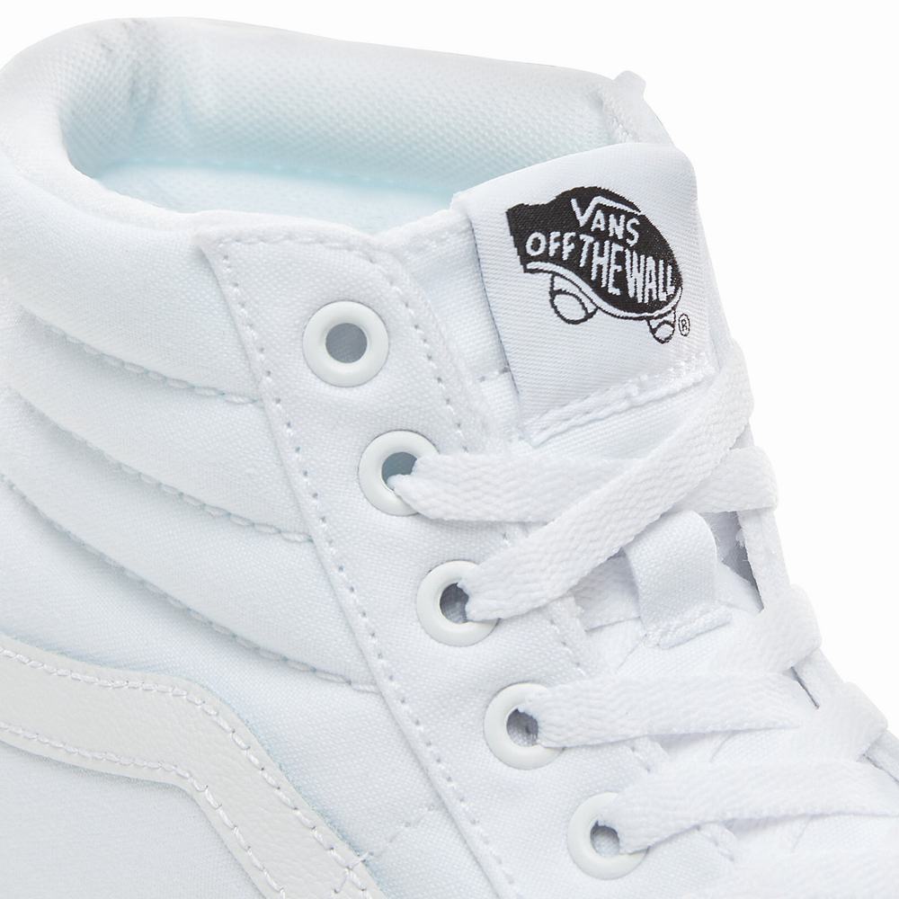 Tenis Botas Vans Classic Comfycush Sk8-Hi Mujer Blancas | CRW794512