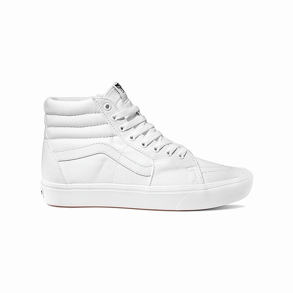 Tenis Botas Vans Classic Comfycush Sk8-Hi Mujer Blancas | CRW794512