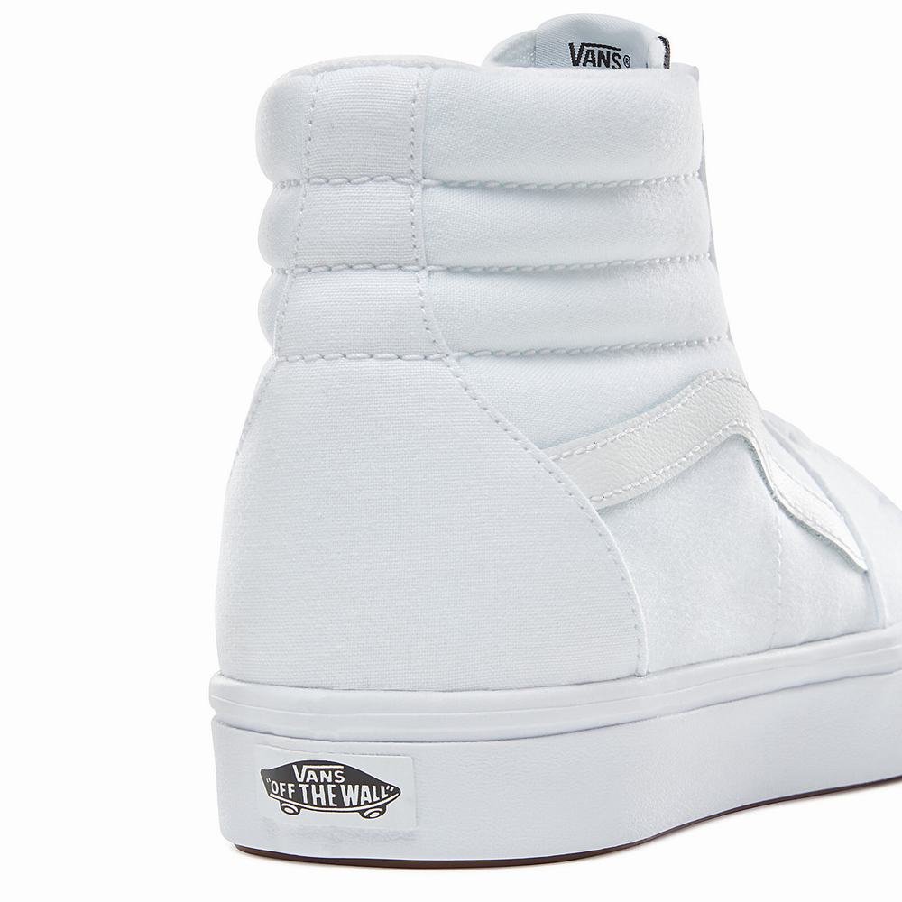 Tenis Botas Vans Classic Comfycush Sk8-Hi Hombre Blancas | FVP923067