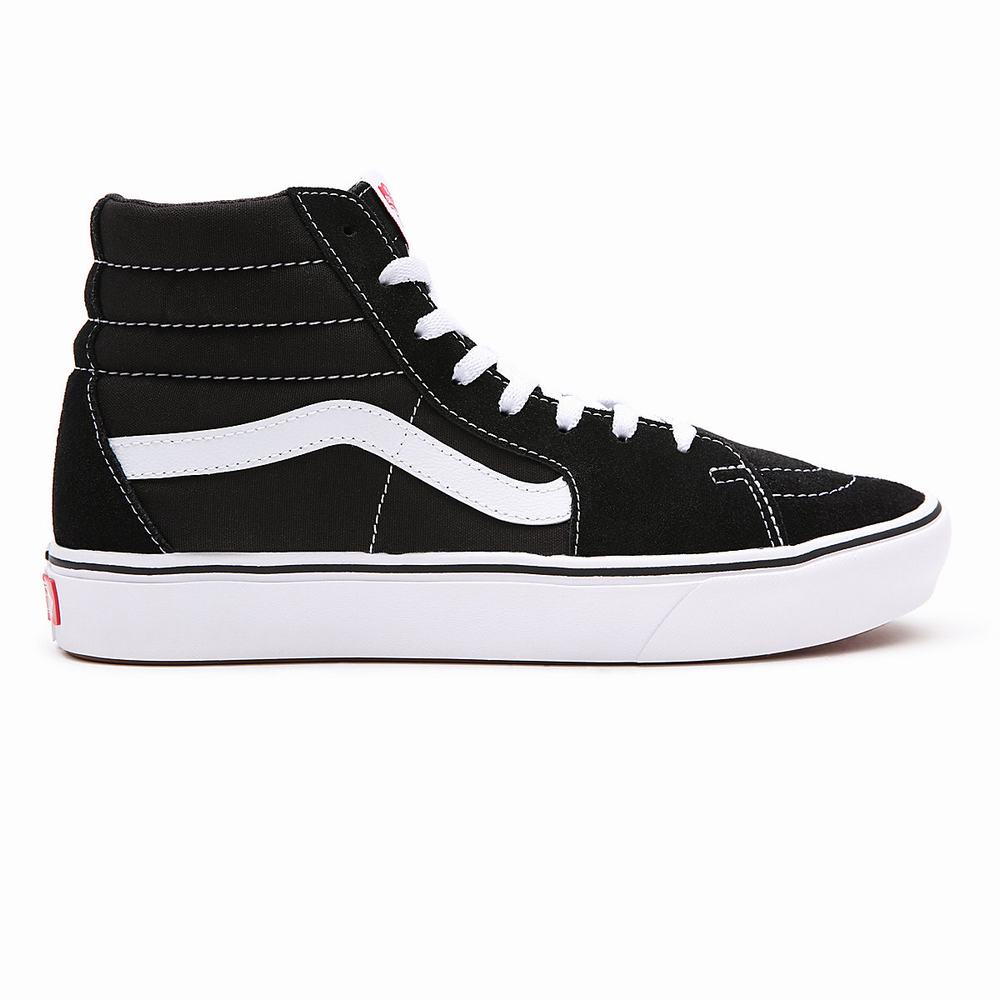 Tenis Botas Vans Comfycush Sk8-Hi Hombre Negras | BLW169205