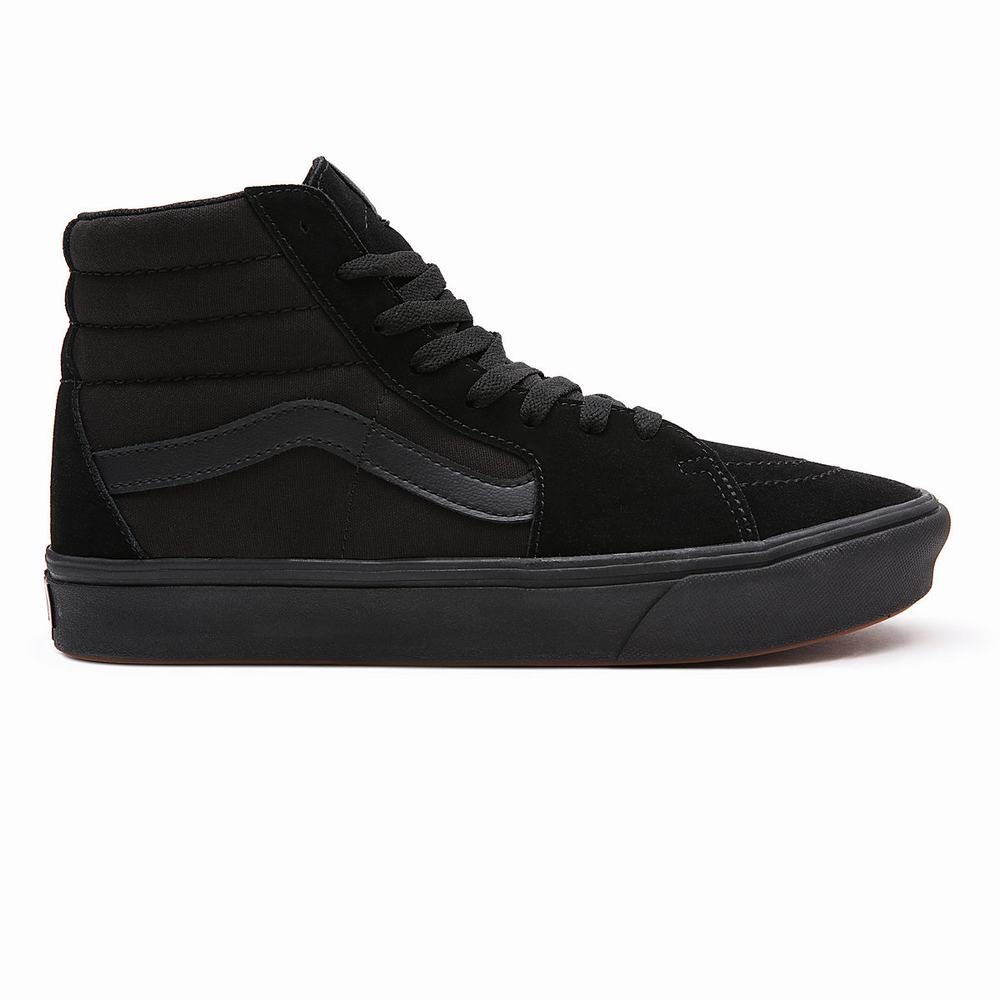 Tenis Botas Vans Comfycush Sk8-Hi Hombre Negras | MXJ680941