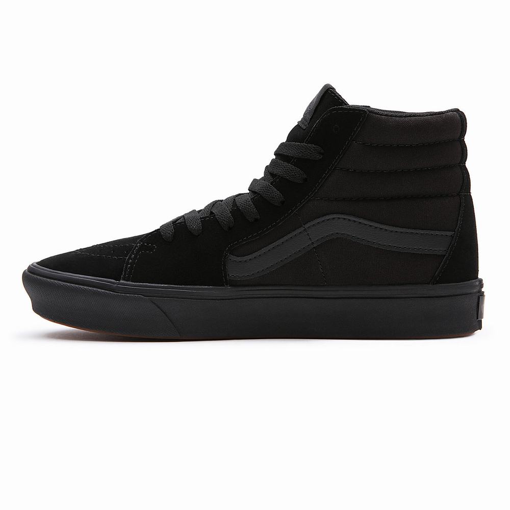 Tenis Botas Vans Comfycush Sk8-Hi Hombre Negras | MXJ680941