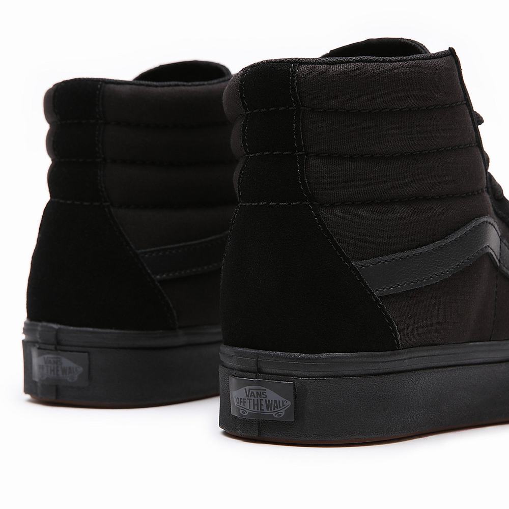 Tenis Botas Vans Comfycush Sk8-Hi Hombre Negras | MXJ680941