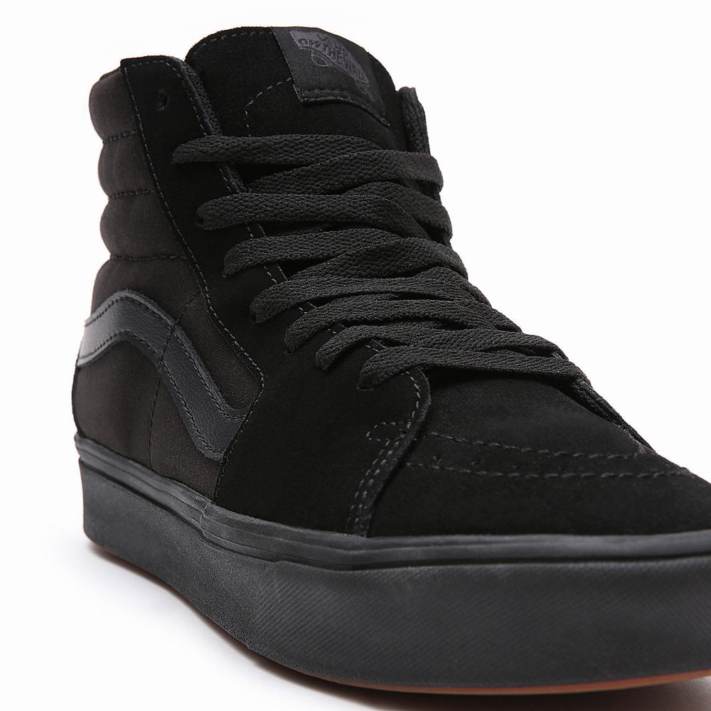 Tenis Botas Vans Comfycush Sk8-Hi Hombre Negras | MXJ680941