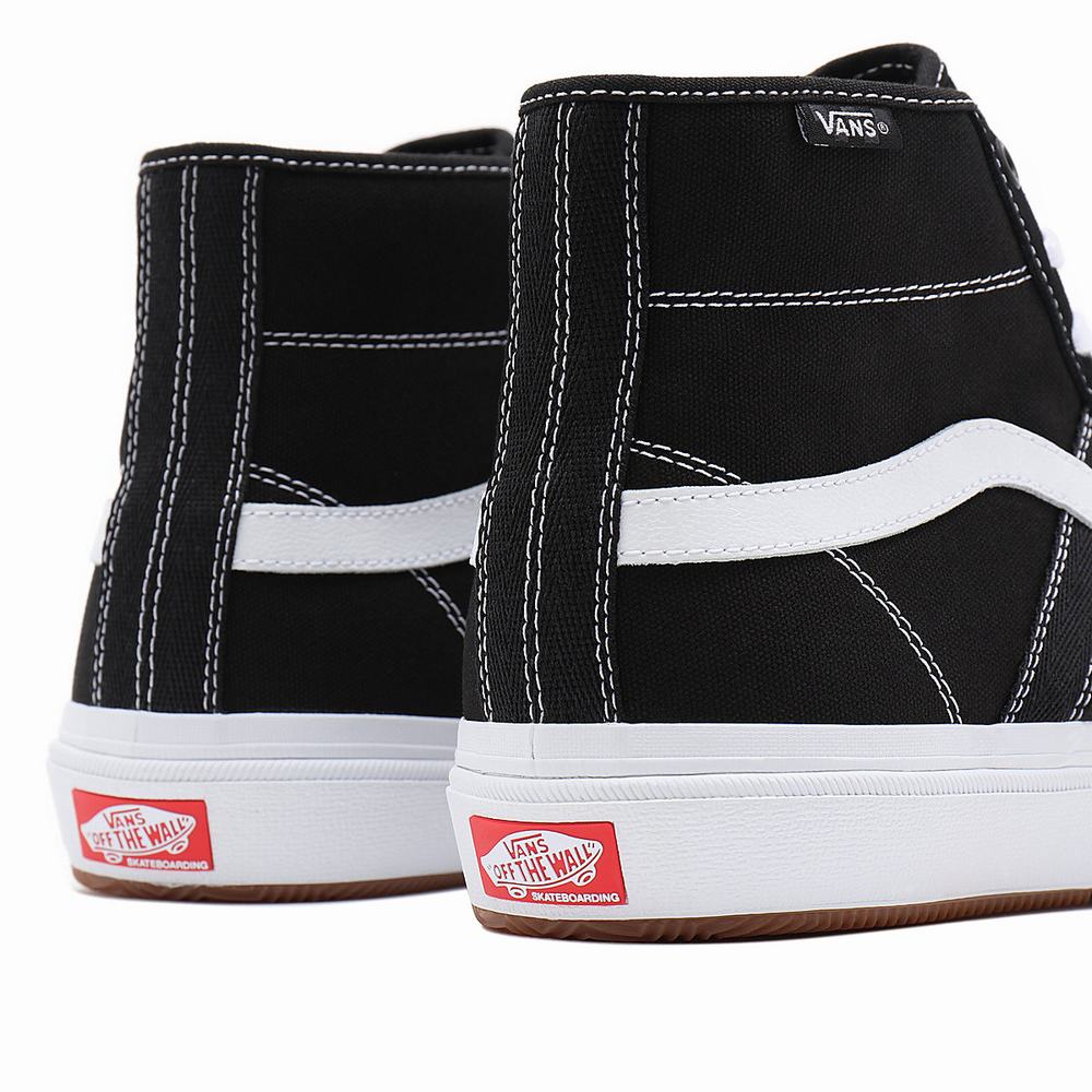 Tenis Botas Vans Crockett High Hombre Negras | CJW083152