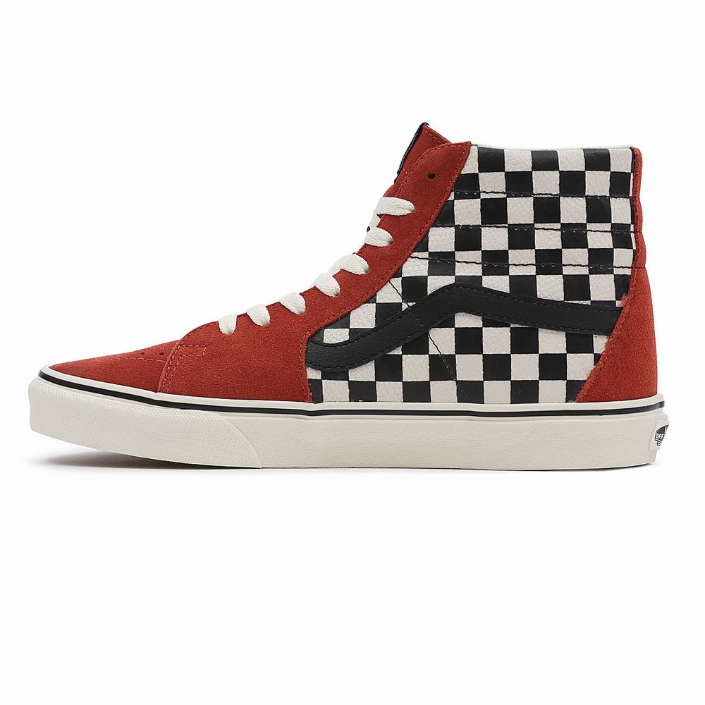 Tenis Botas Vans Desert SK8-Hi Hombre Rojas | ZVP903685