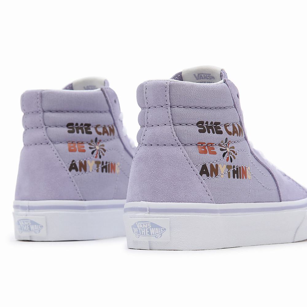 Tenis Botas Vans Divine Energy SK8-Hi (4-8 years) Niños Moradas | REZ530924