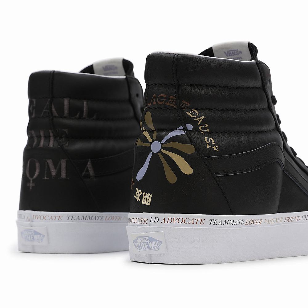 Tenis Botas Vans Divine Energy SK8-Hi Hombre Negras | JIC279530