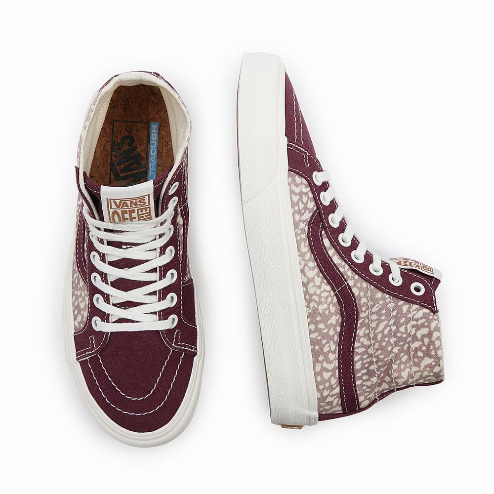 Tenis Botas Vans Eco Theory SK8-Hi 38 Decon SF Mujer Rojas | AXP806329