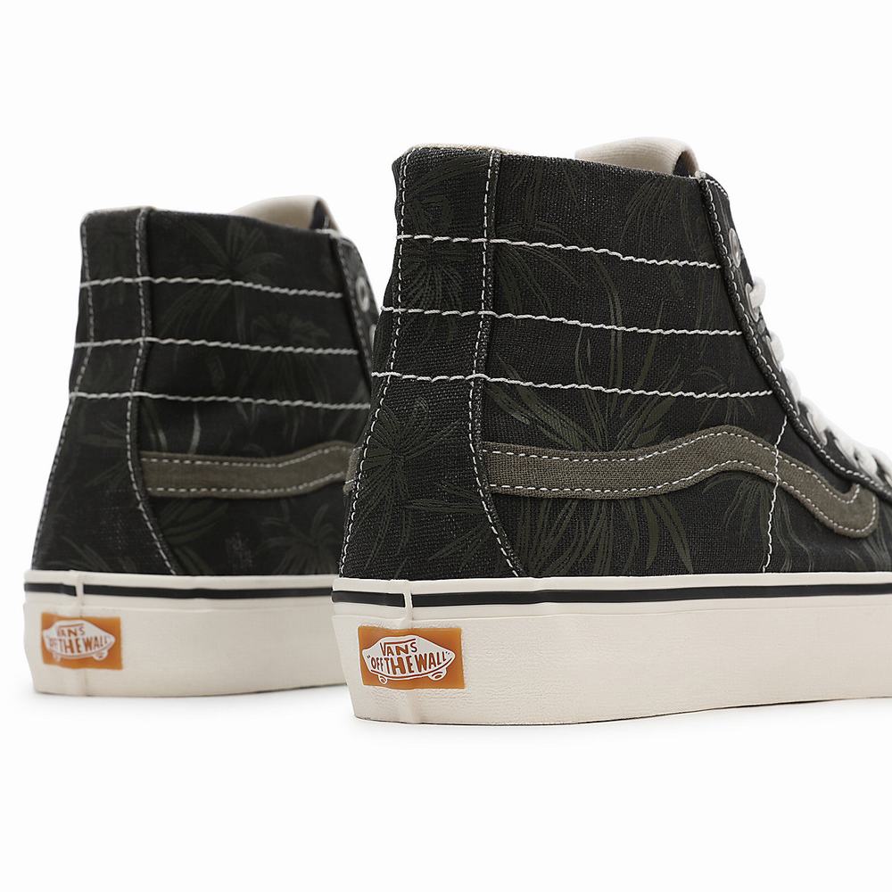 Tenis Botas Vans Eco Theory SK8-Hi 38 Decon SF Mujer Negras | LKT503187