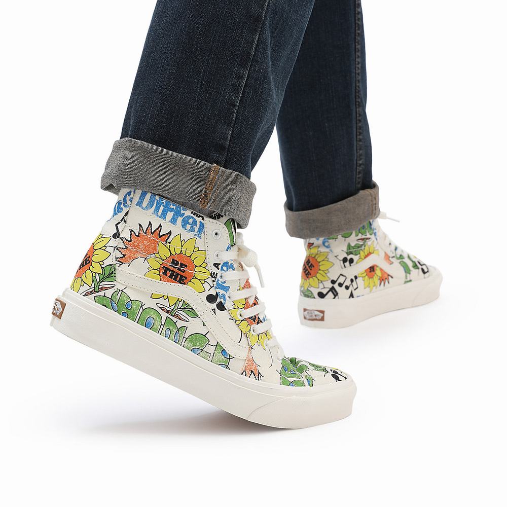 Tenis Botas Vans Eco Theory Sk8-Hi Tapered Mujer Multicolor | APD739481