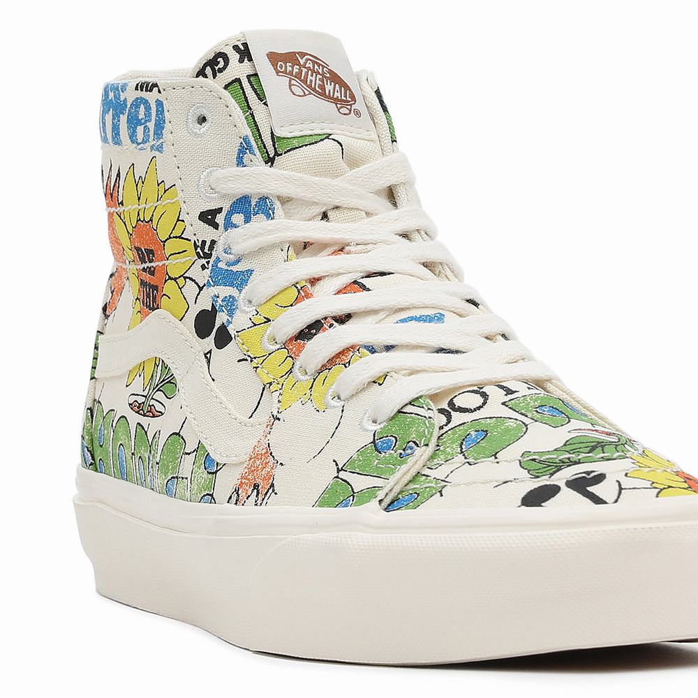 Tenis Botas Vans Eco Theory Sk8-Hi Tapered Mujer Multicolor | APD739481