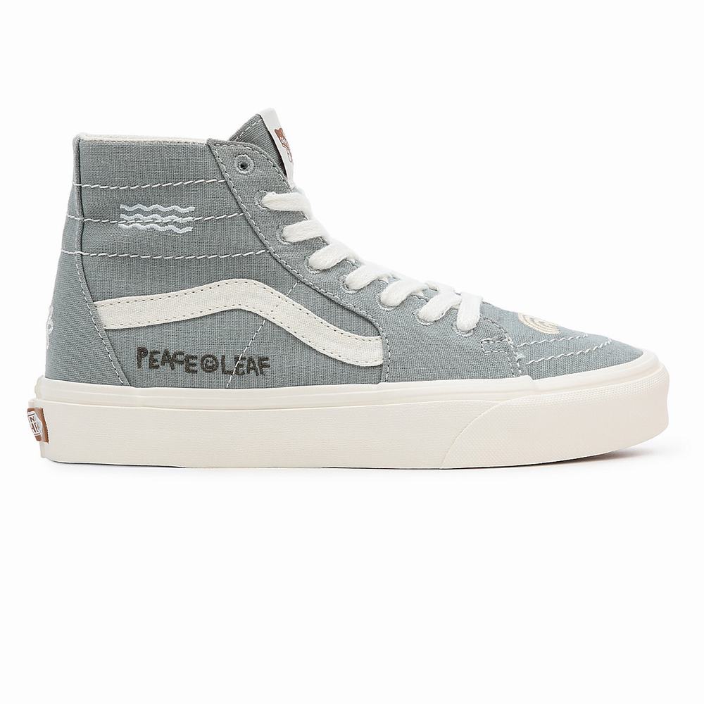 Tenis Botas Vans Eco Theory Sk8-Hi Tapered Mujer Verde | GWF194736