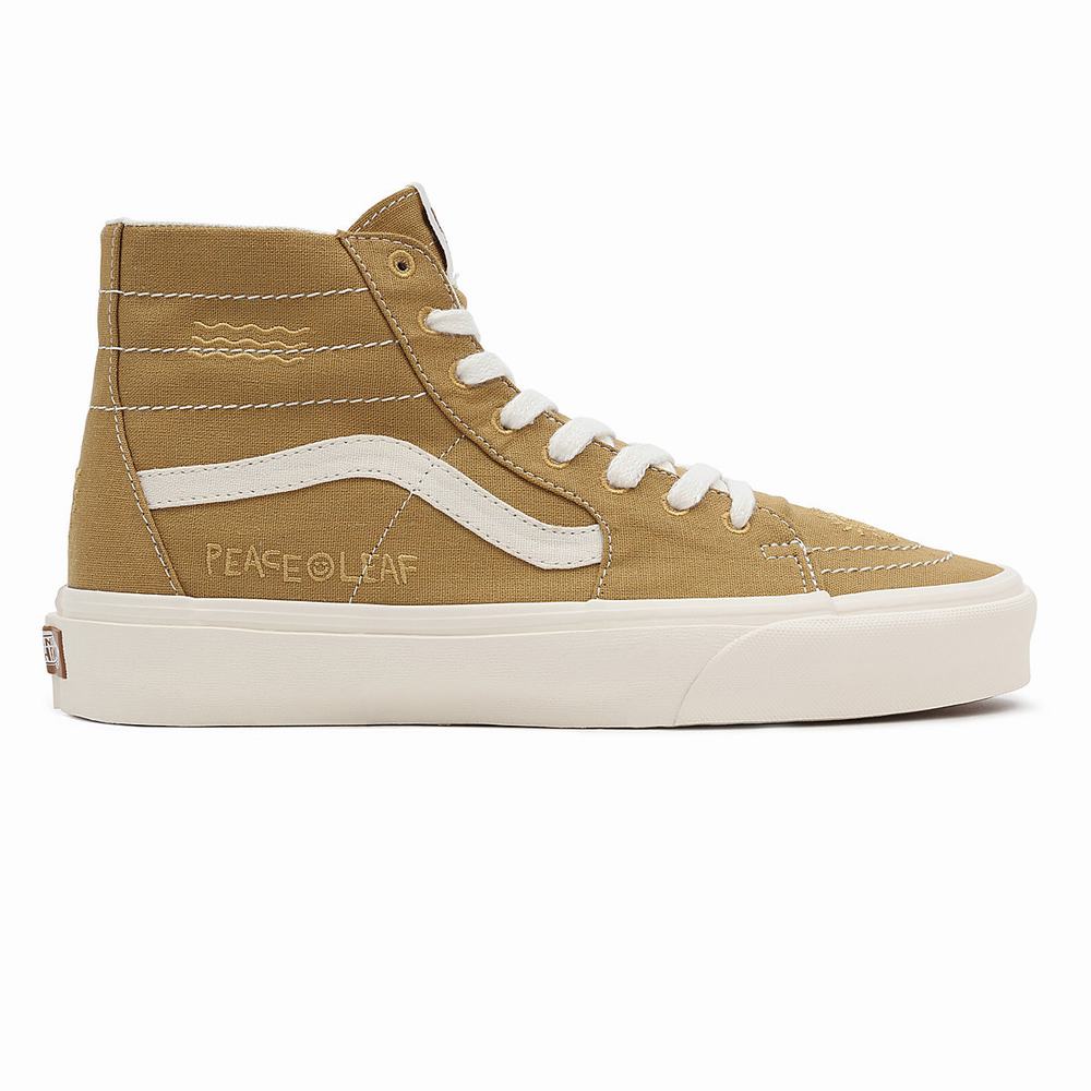 Tenis Botas Vans Eco Theory Sk8-Hi Tapered Hombre Beige | IFA954761