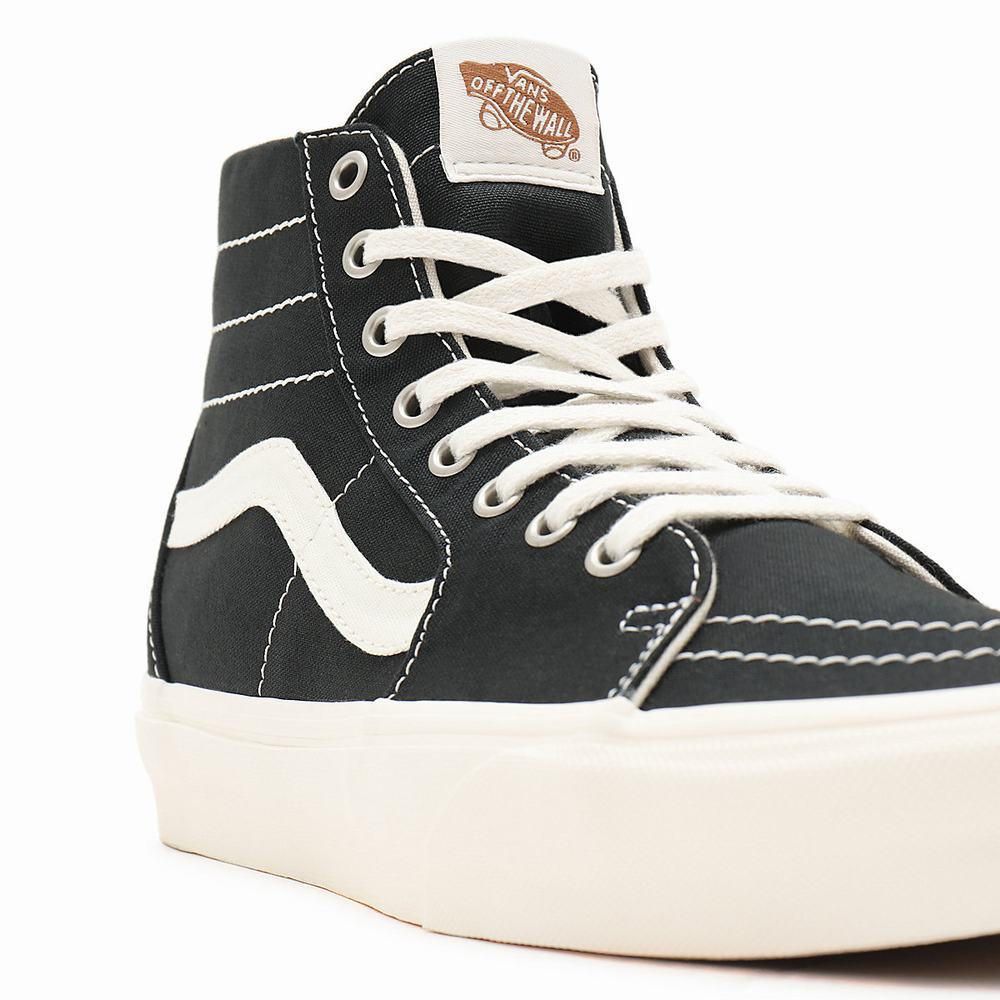 Tenis Botas Vans Eco Theory Sk8-Hi Tapered Hombre Negras | LZD701936