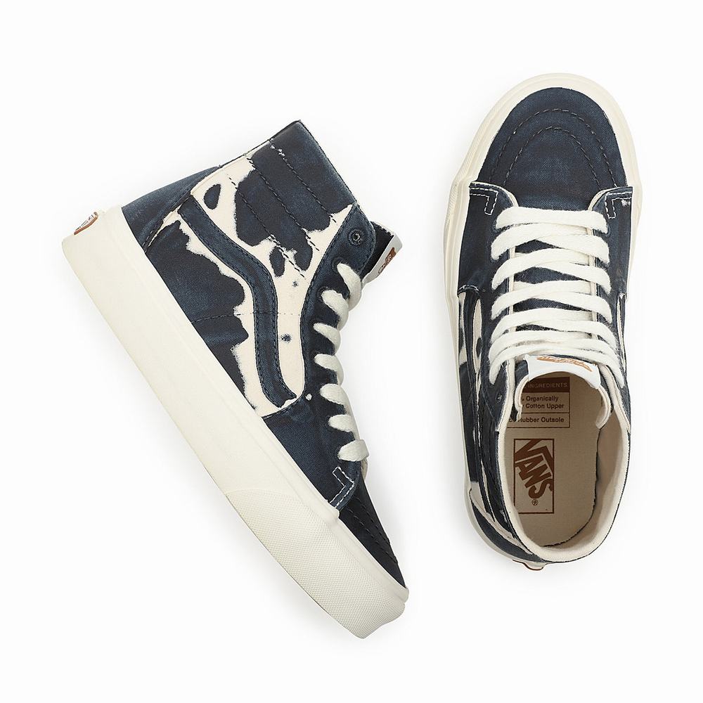 Tenis Botas Vans Eco Theory Sk8-Hi Tapered Hombre Azules | WQY230784