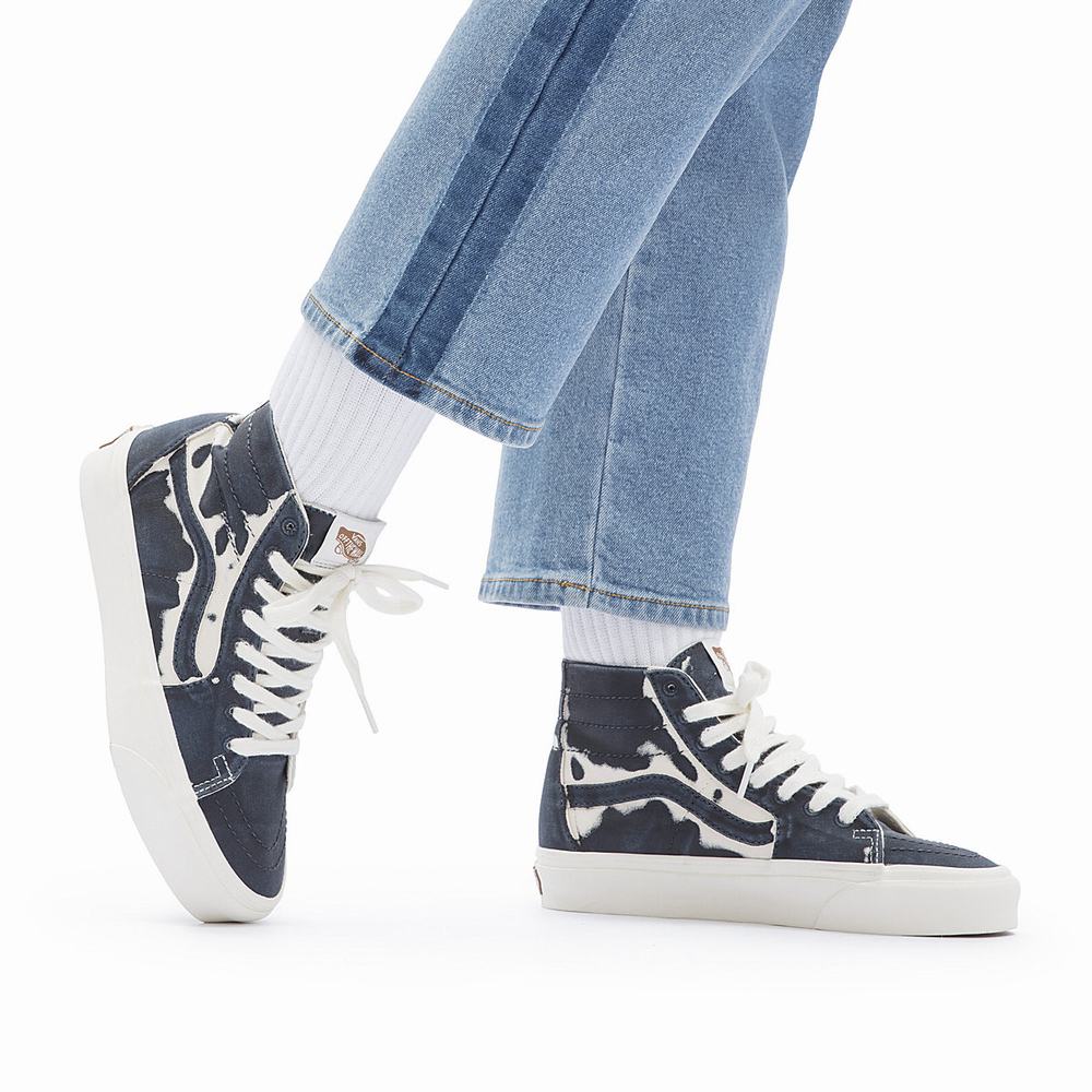 Tenis Botas Vans Eco Theory Sk8-Hi Tapered Hombre Azules | WQY230784