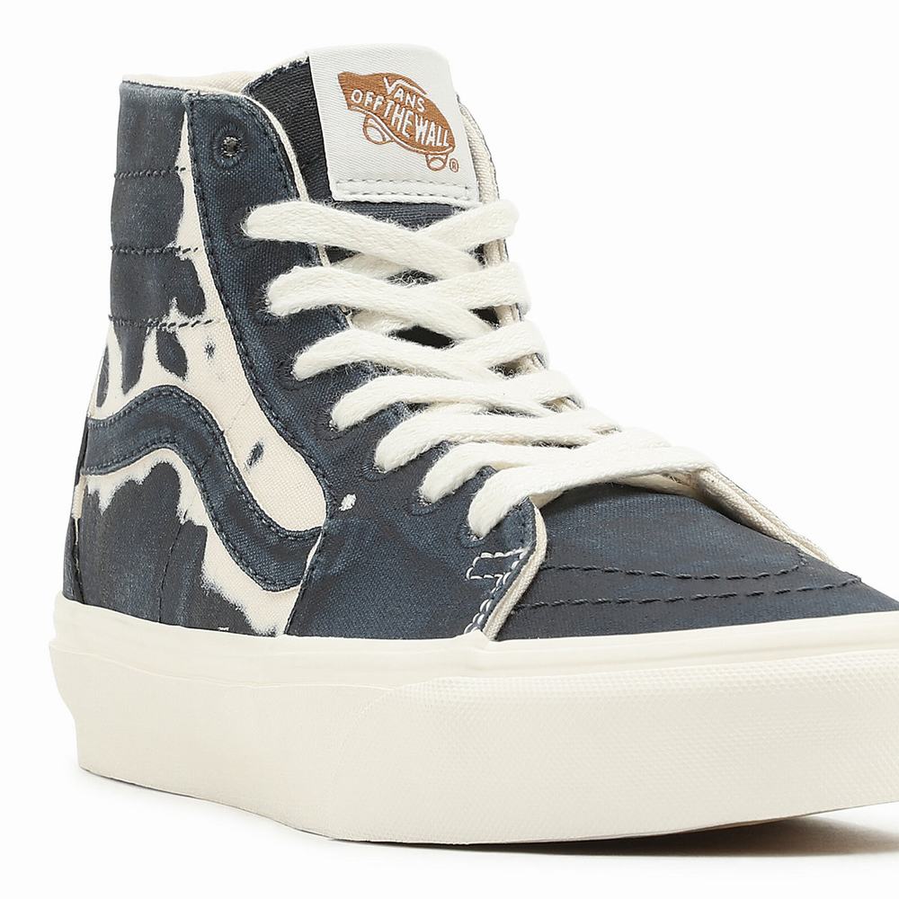 Tenis Botas Vans Eco Theory Sk8-Hi Tapered Hombre Azules | WQY230784