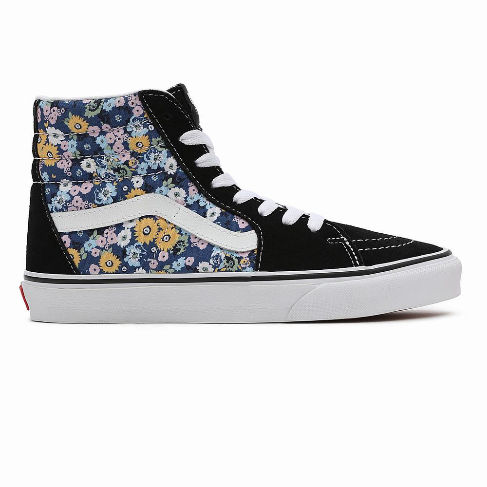 Tenis Botas Vans Floral Sk8-Hi Mujer Negras/Multicolor | RJT736529