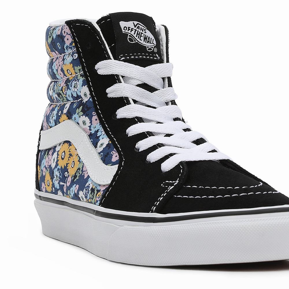 Tenis Botas Vans Floral Sk8-Hi Mujer Negras/Multicolor | RJT736529