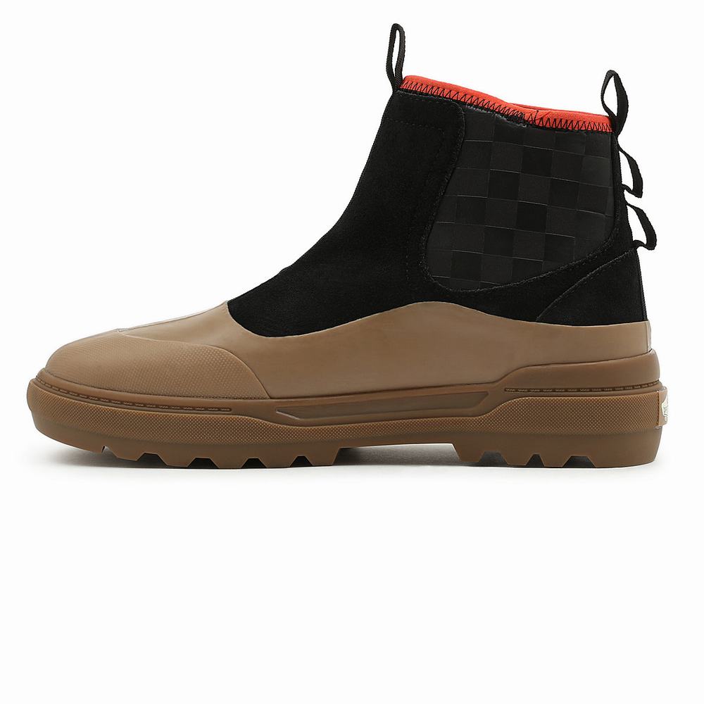 Tenis Botas Vans Hannah Scott Colfax Boot Mujer Negras/Beige | NCS124863