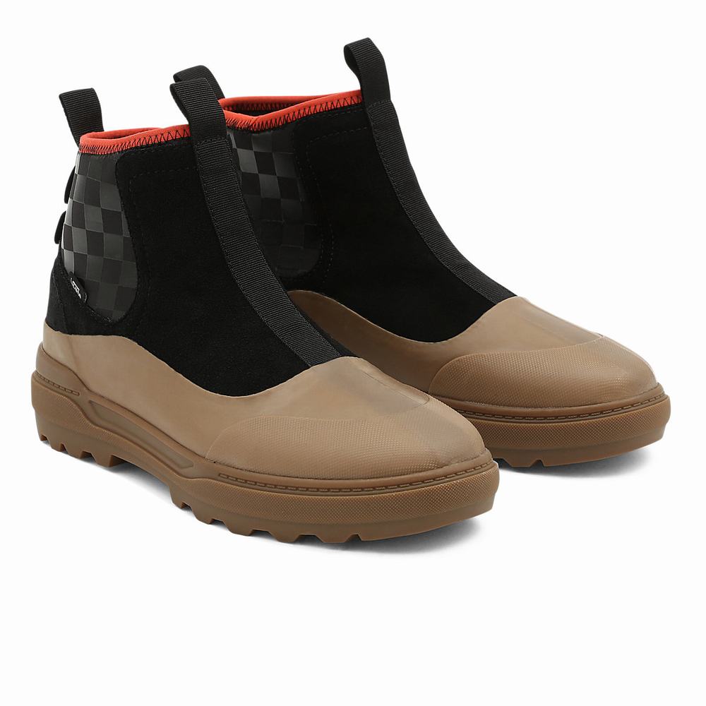 Tenis Botas Vans Hannah Scott Colfax Boot Mujer Negras/Beige | NCS124863