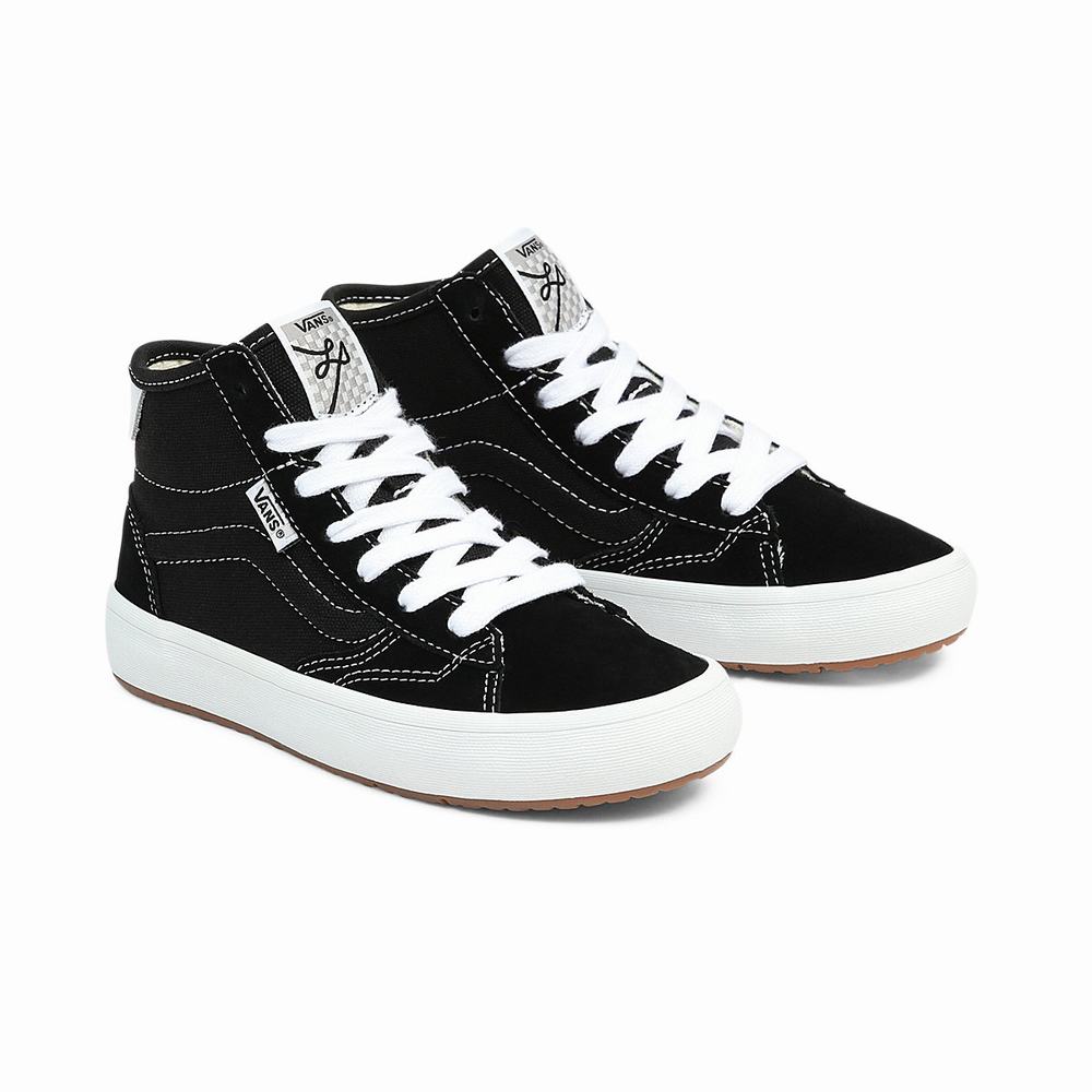 Tenis Botas Vans Lizzie (4-8 years) Niños Negras | BOI152790