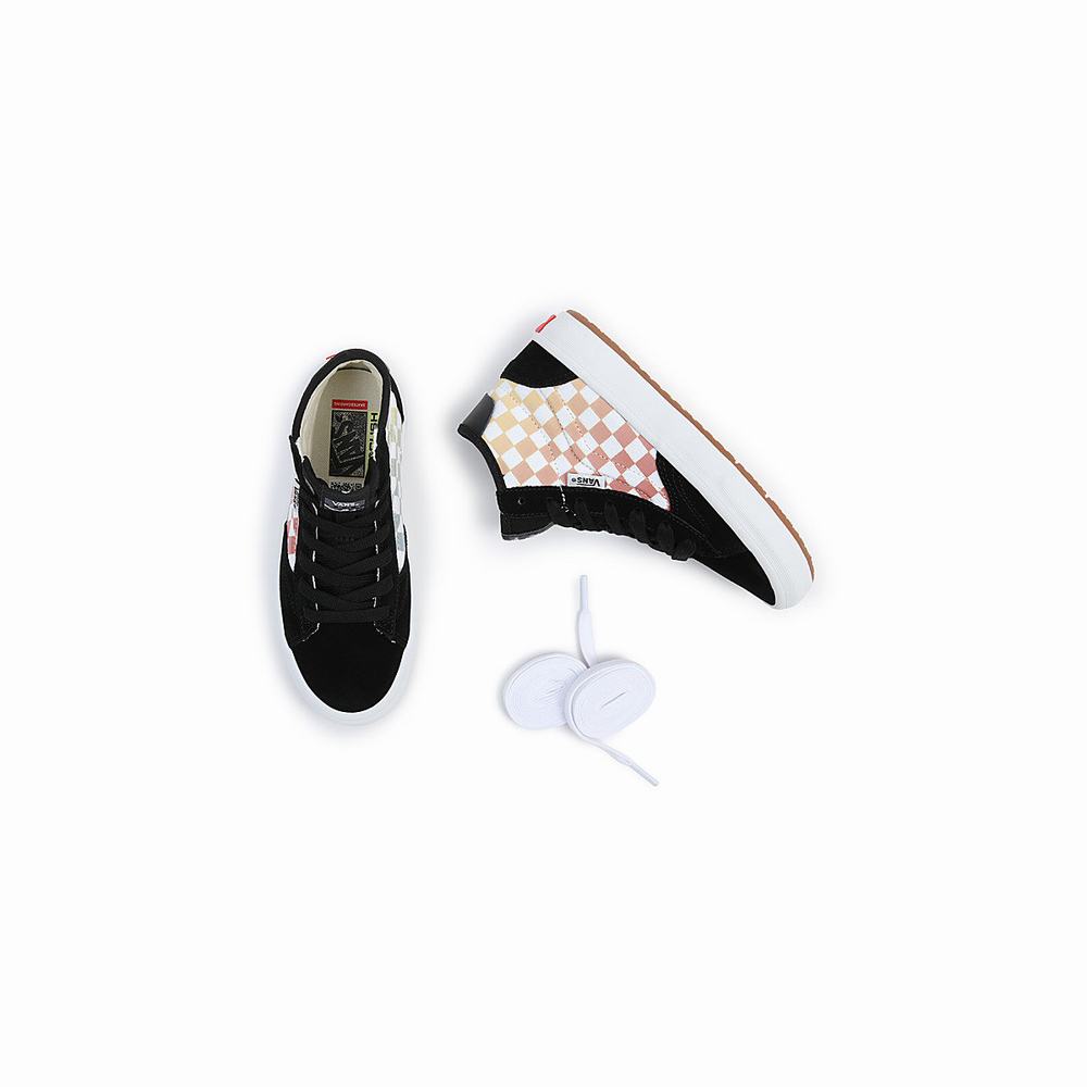 Tenis Botas Vans Lizzie (4-8 years) Niños Negras/Multicolor | XGJ825146