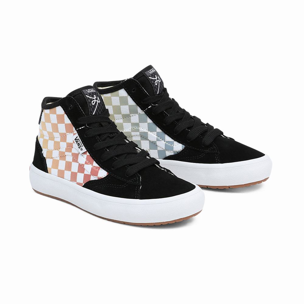 Tenis Botas Vans Lizzie (4-8 years) Niños Negras/Multicolor | XGJ825146