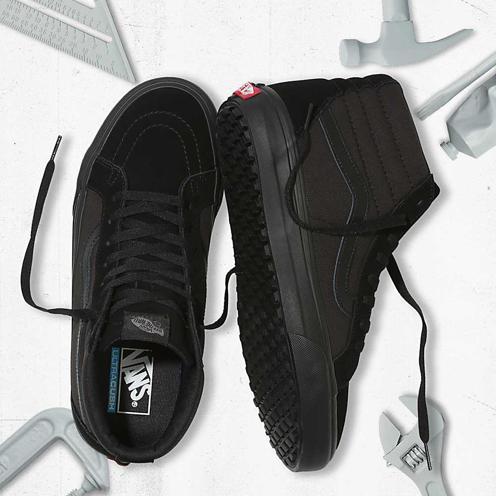 Tenis Botas Vans Made For The Makers Sk8-Hi Reissue UC Hombre Negras | XGH970853