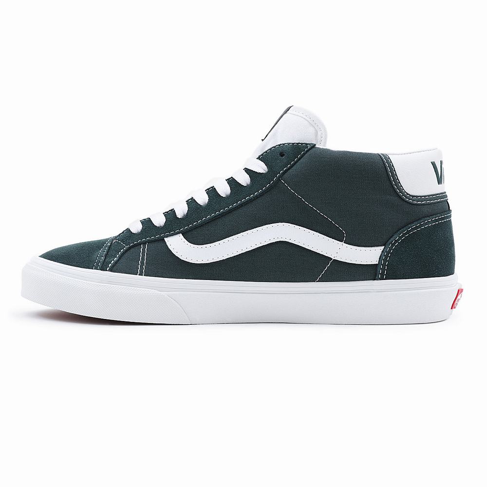 Tenis Botas Vans Mid Skool 37 Hombre Azules | EIG769583