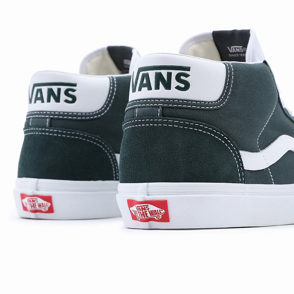 Tenis Botas Vans Mid Skool 37 Hombre Azules | EIG769583