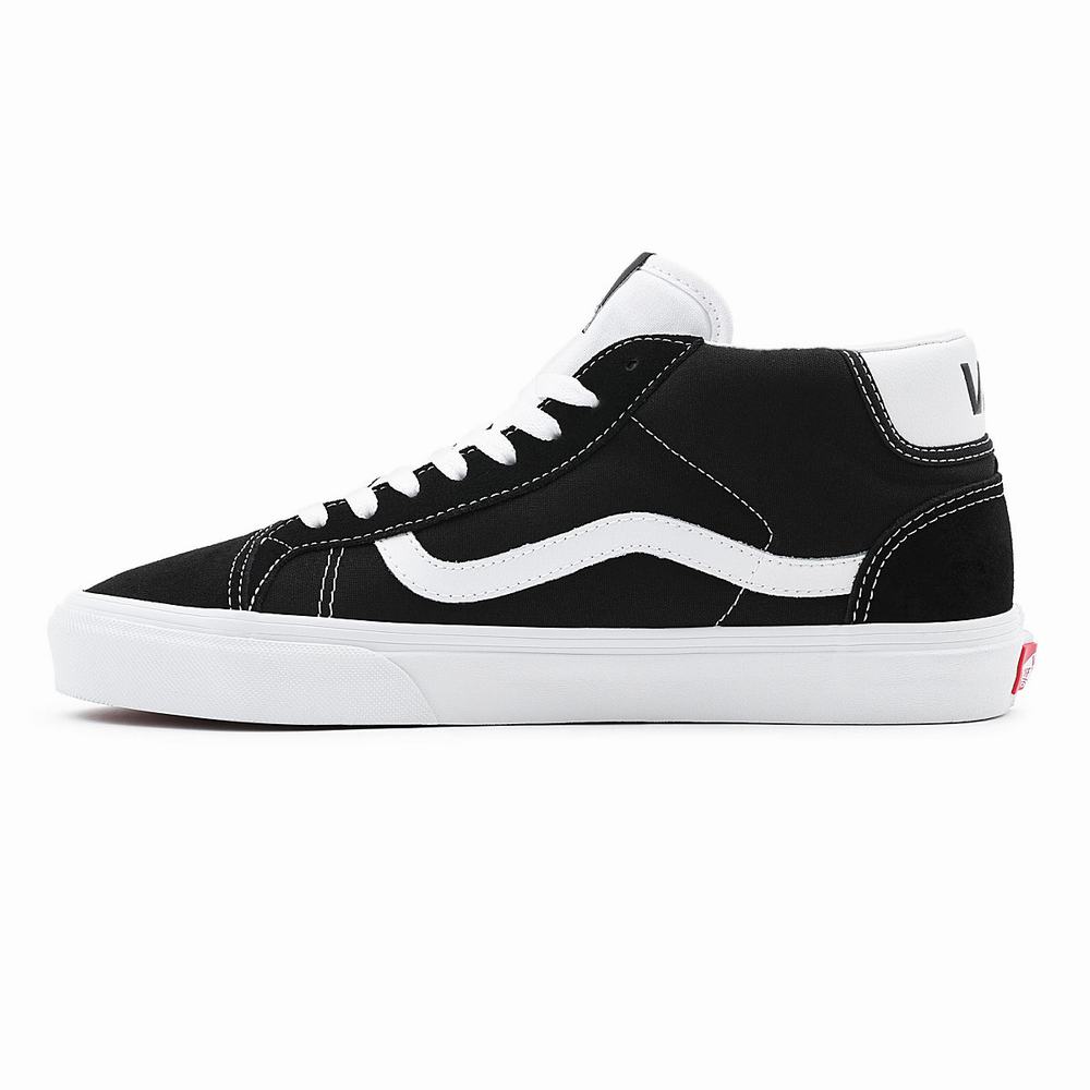 Tenis Botas Vans Mid Skool 37 Hombre Negras | HPA053912